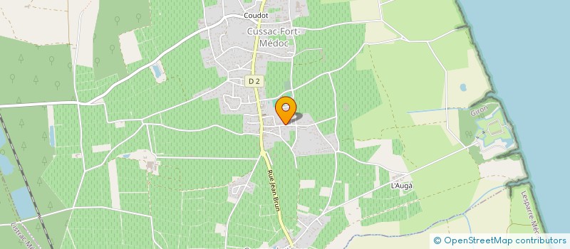 localisation de l'entreprise MONSIEUR KYLIAN QUERE  CUSSAC-FORT-MEDOC