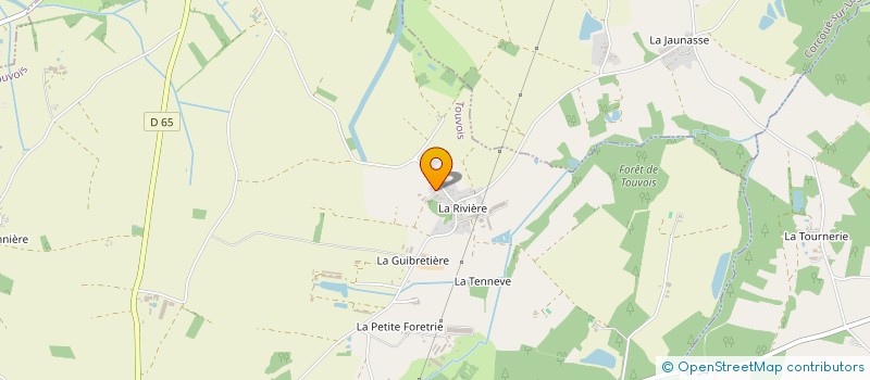 localisation de l'entreprise MONSIEUR KYLIAN QUINTARD  TOUVOIS