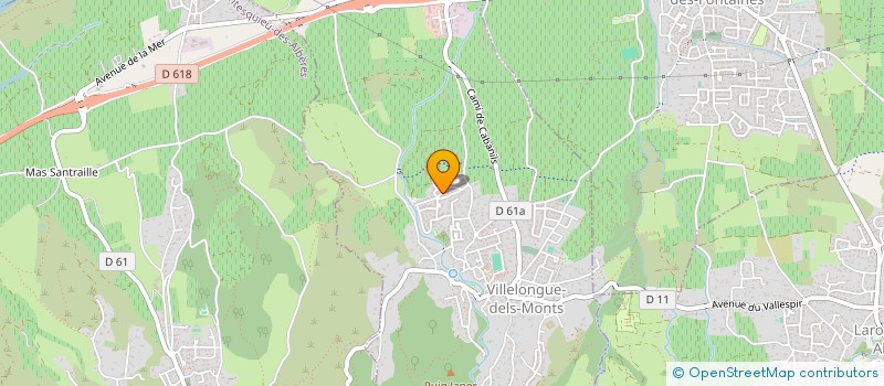 localisation de l'entreprise MONSIEUR KYLIAN RATAJCZAK-VIGUIER  VILLELONGUE-DELS-MONTS