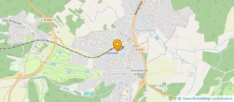 localisation de l'entreprise MONSIEUR KYLIAN STAUT  LUZARCHES