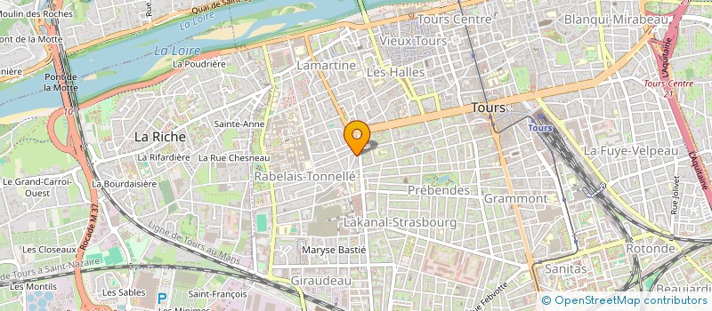 localisation de l'entreprise MONSIEUR KYLIAN TALON  TOURS