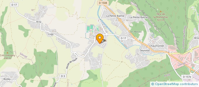 localisation de l'entreprise MONSIEUR KYLIAN TARDY  SILLINGY