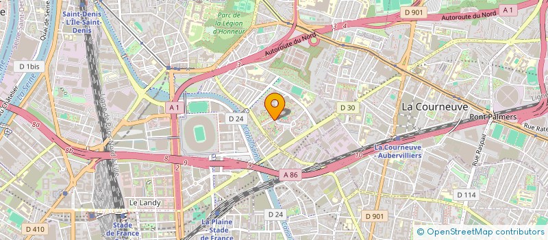 localisation de l'entreprise MONSIEUR KYLIAN WESLEY MARIGNALE  SAINT-DENIS