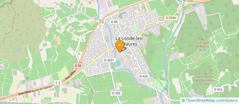 localisation de l'entreprise MONSIEUR KYLIANE BRAZILLIER  LA LONDE-LES-MAURES