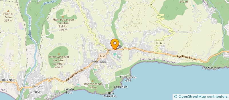 localisation de l'entreprise MONSIEUR KYLIANN BUORS  SAINT-JOSEPH