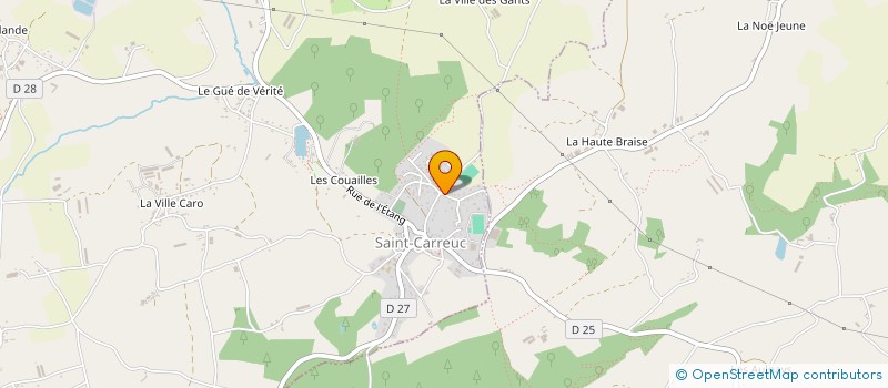 localisation de l'entreprise MONSIEUR KYLIANN GAZENGEL  SAINT-CARREUC