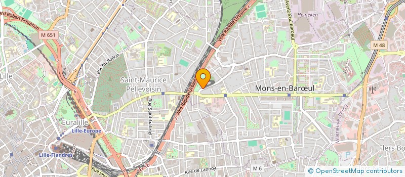 localisation de l'entreprise MONSIEUR KYLIANN MARAND  MONS-EN-BARUL