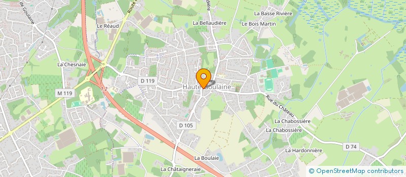 localisation de l'entreprise MONSIEUR KYLLIAN BANCHEREAU à HAUTE-GOULAINE