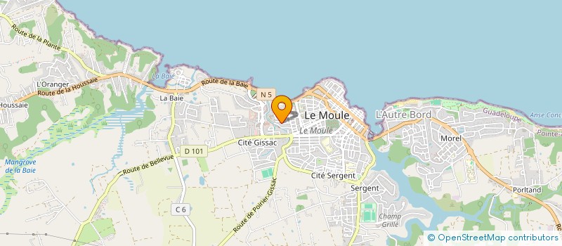 localisation de l'entreprise MONSIEUR KYLLIAN BARIOL à LE MOULE