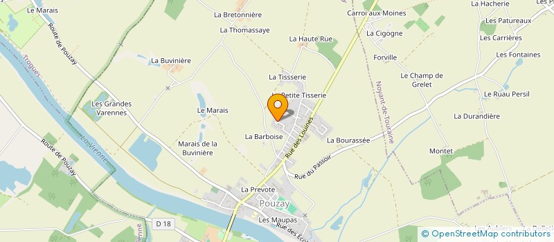 localisation de l'entreprise MONSIEUR KYLLIAN BERNARDO-MIRANDA  POUZAY