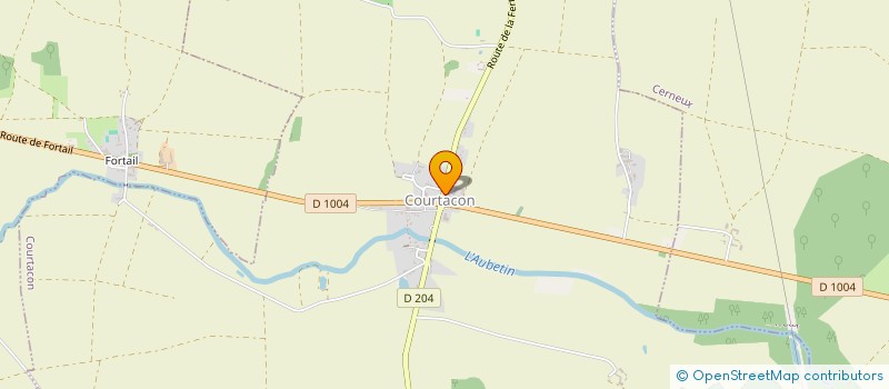 localisation de l'entreprise MONSIEUR KYLLIAN BIELEN  COURTACON