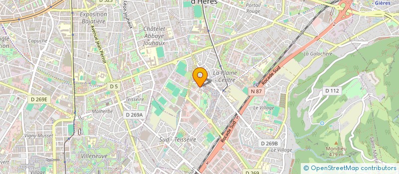 localisation de l'entreprise MONSIEUR KYLLIAN CACI  SAINT-MARTIN-D'HERES