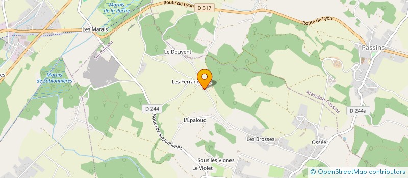 localisation de l'entreprise MONSIEUR KYLLIAN CHATELET à SERMERIEU
