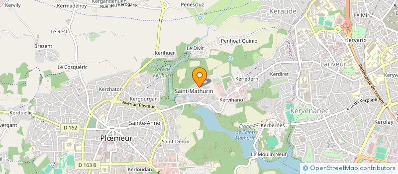 localisation de l'entreprise MONSIEUR KYLLIAN CORFMAT  PLOEMEUR