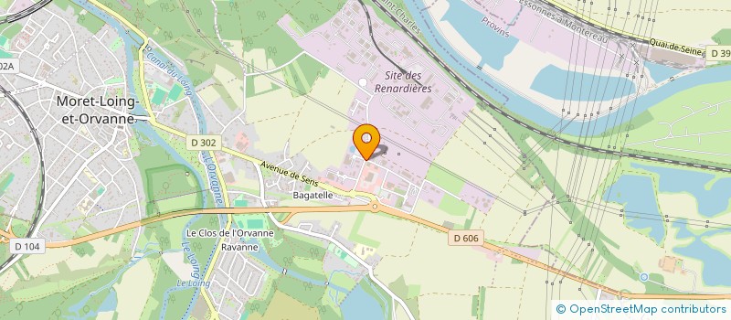 localisation de l'entreprise MONSIEUR KYLLIAN DA SILVA  MORET-LOING-ET-ORVANNE