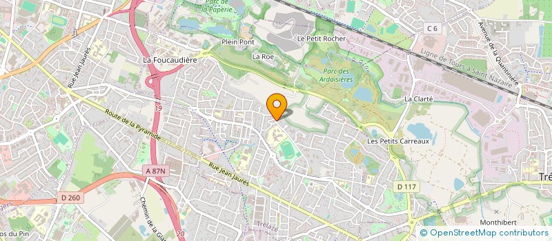 localisation de l'entreprise MONSIEUR KYLLIAN DE WINTER  TRELAZE