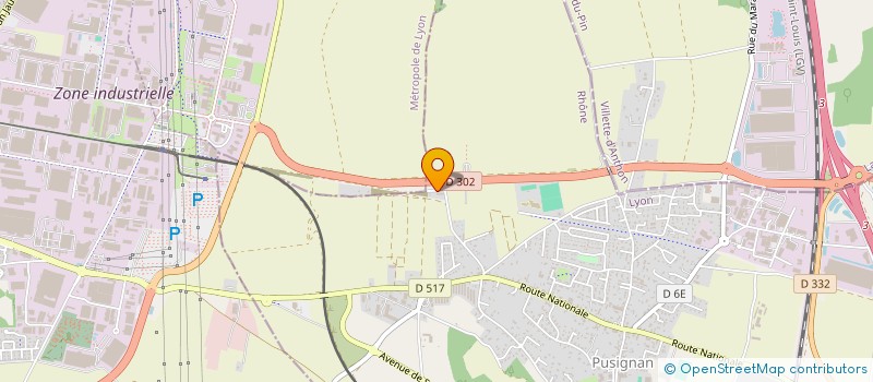 localisation de l'entreprise MONSIEUR KYLLIAN DUBOURGUAIS  PUSIGNAN