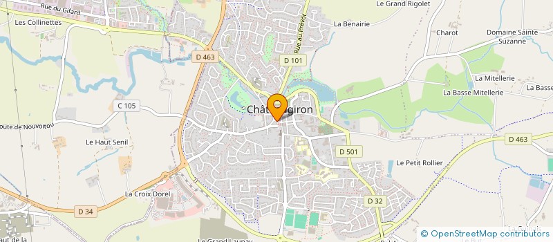 localisation de l'entreprise MONSIEUR KYLLIAN GOURHAND  CHATEAUGIRON