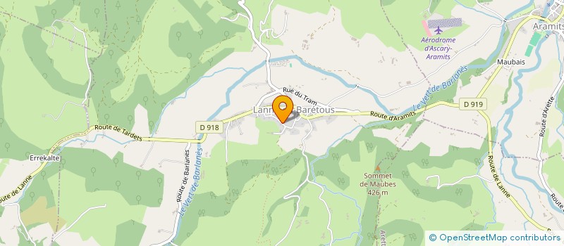 localisation de l'entreprise MONSIEUR KYLLIAN HAIGNIERE  LANNE-EN-BARETOUS