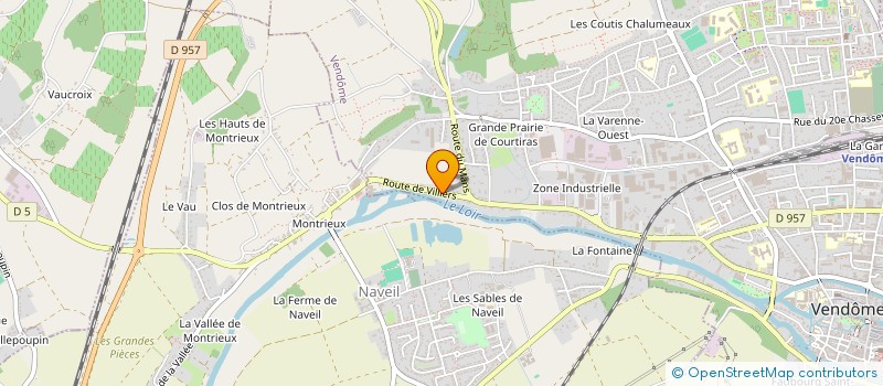 localisation de l'entreprise MONSIEUR KYLLIAN JAMET  VENDOME