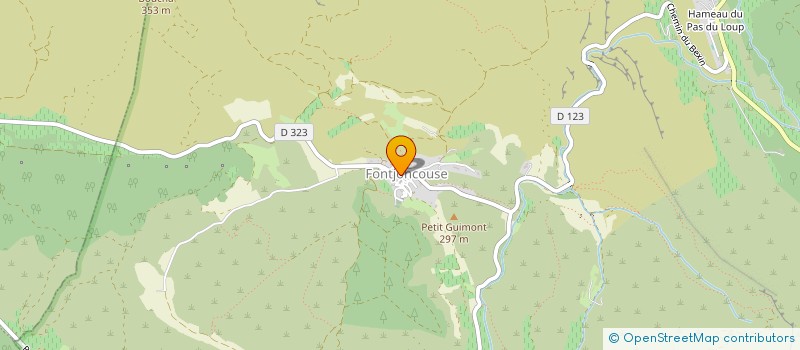 localisation de l'entreprise MONSIEUR KYLLIAN LAVERGNE  FONTJONCOUSE