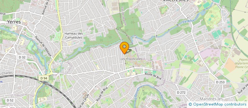 localisation de l'entreprise MONSIEUR KYLLIAN LE MESTRE  BRUNOY