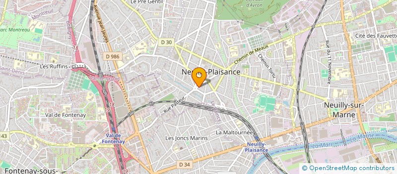 localisation de l'entreprise MONSIEUR KYLLIAN LEITAO  NEUILLY-PLAISANCE