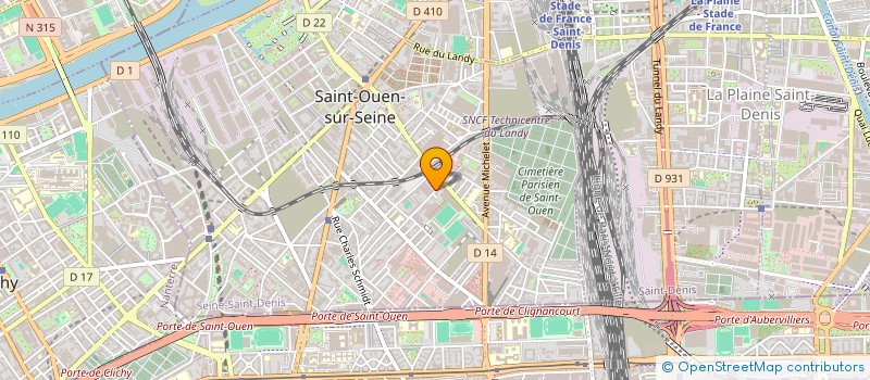 localisation de l'entreprise MONSIEUR KYLLIAN LHOMME à SAINT-OUEN-SUR-SEINE