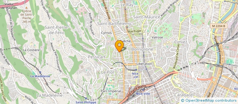 localisation de l'entreprise MONSIEUR KYLLIAN LORENZONI à NICE