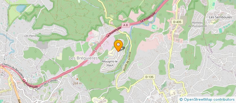 localisation de l'entreprise MONSIEUR KYLLIAN RISLER  MOUGINS