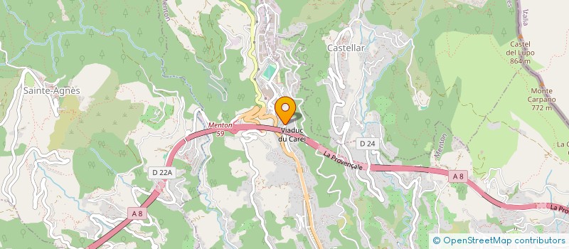 localisation de l'entreprise MONSIEUR KYLLIAN SCHODER  MENTON