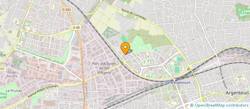 localisation de l'entreprise MONSIEUR KYLLIAN TERRINE  ARGENTEUIL