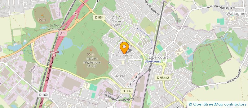 localisation de l'entreprise MONSIEUR KYLLIAN VERBEKE  LIBERCOURT