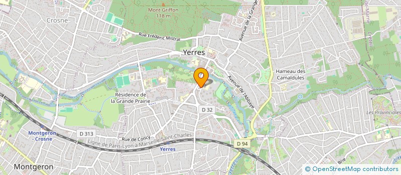 localisation de l'entreprise MONSIEUR KYLLIANE SECQ  YERRES