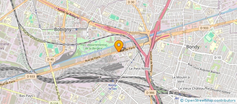 localisation de l'entreprise MONSIEUR KYLYANN AYEKOE-ELIMA à NOISY-LE-SEC