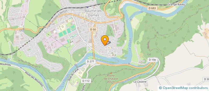 localisation de l'entreprise MONSIEUR KYPHUN LEPEULE  BAUME-LES-DAMES