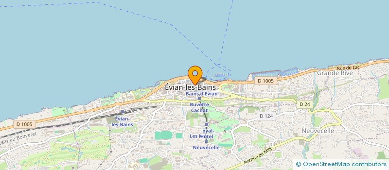 localisation de l'entreprise MONSIEUR KYRIACOS METAXAS  EVIAN-LES-BAINS