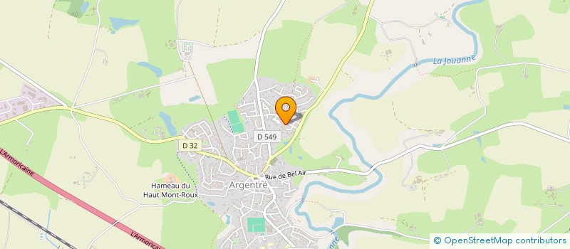 localisation de l'entreprise MONSIEUR KYRIAN EL FILALI  ARGENTRE