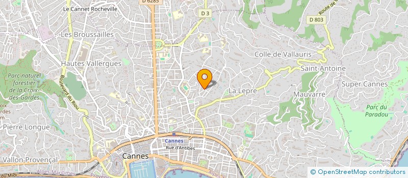 localisation de l'entreprise MONSIEUR KYRIL BECHLITCH à CANNES