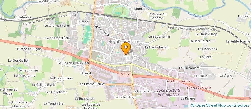 localisation de l'entreprise MONSIEUR KYRYLO LYSAKOV  NOYAL-SUR-VILAINE