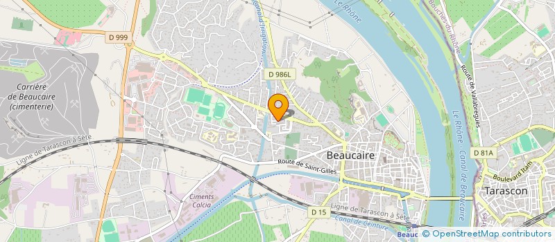 localisation de l'entreprise MONSIEUR L'HASSAN LABACH  BEAUCAIRE