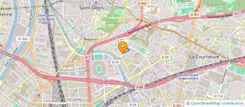 localisation de l'entreprise MONSIEUR L'HOCINE ARABI  SAINT-DENIS