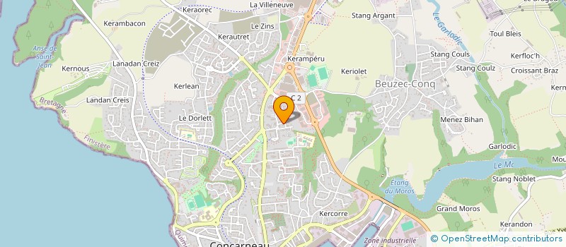 localisation de l'entreprise MONSIEUR LAAZIZ MANSOUR à CONCARNEAU