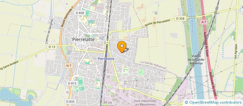 localisation de l'entreprise MONSIEUR LAAZIZ TIGRI à PIERRELATTE