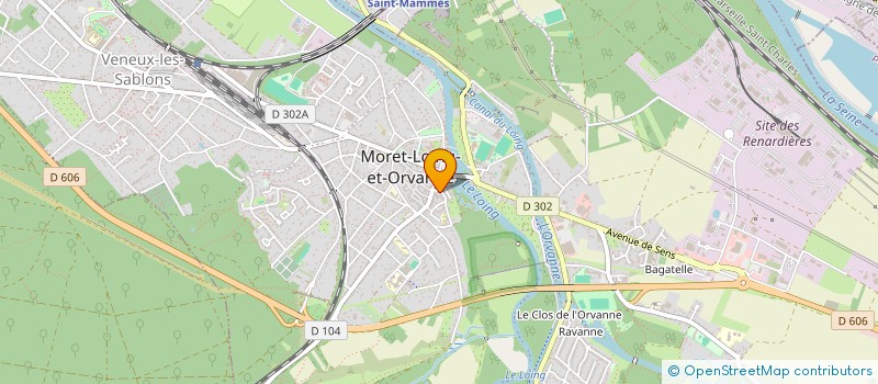 localisation de l'entreprise MONSIEUR LABBE VINCENT  MORET-LOING-ET-ORVANNE