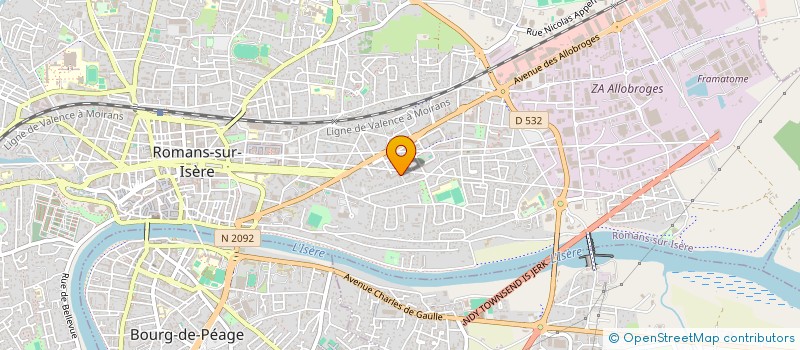 localisation de l'entreprise MONSIEUR LABIDI YAGOUBI à ROMANS-SUR-ISERE