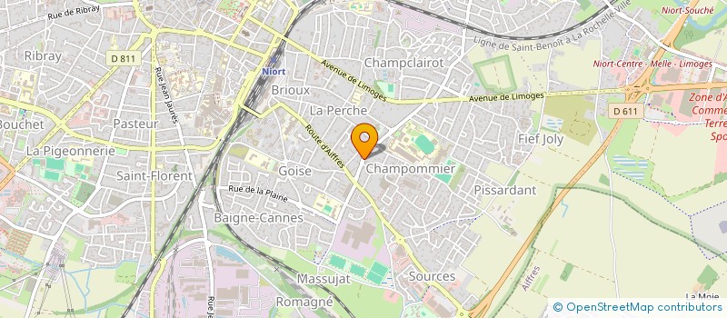 localisation de l'entreprise MONSIEUR LABLO MIA  NIORT