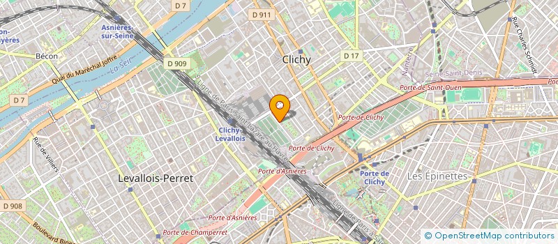 localisation de l'entreprise MONSIEUR LABLU BARUA à CLICHY