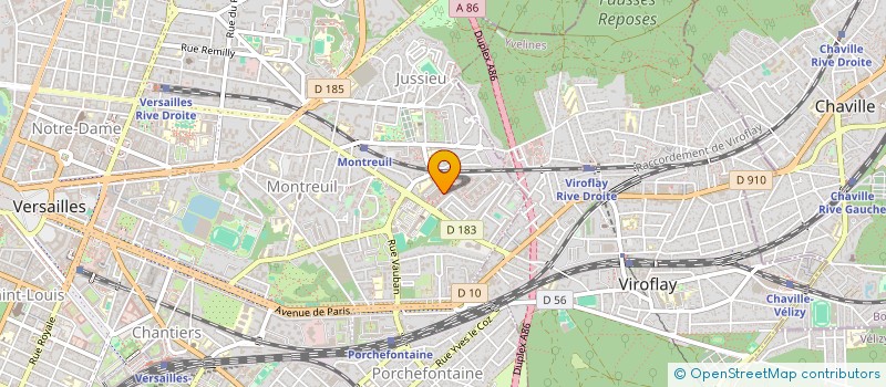localisation de l'entreprise MONSIEUR LABROS STEFAS à VERSAILLES