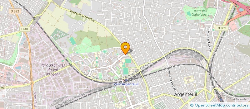 localisation de l'entreprise MONSIEUR LAC NGUYEN  ARGENTEUIL